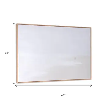 Prelude And Hand Painted Canvas Hand Painted Brown Floater Frame Wall Art