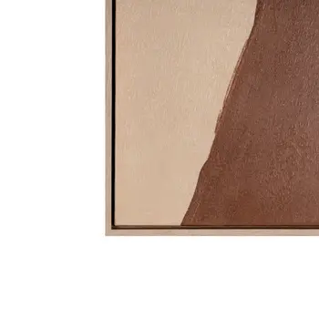 Gavotte II And Hand Painted Canvas Hand Painted Brown Floater Frame Wall Art
