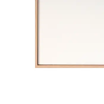 Divine I And Shadow Box Hand Painted Brown Floater Frame Wall Art