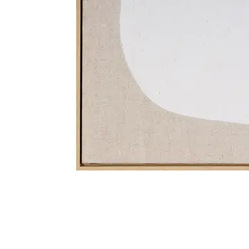 Interval I And Hand Painted Canvas Hand Painted Brown Floater Frame Wall Art