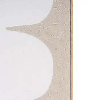 Interval I And Hand Painted Canvas Hand Painted Brown Floater Frame Wall Art