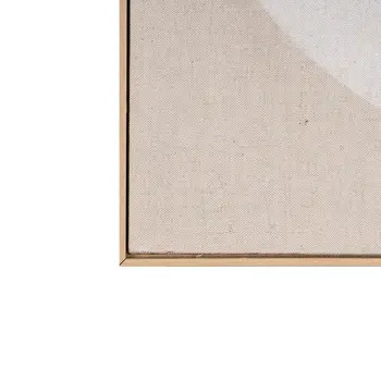Blanchard And Hand Painted Canvas Hand Painted Brown Floater Frame Wall Art