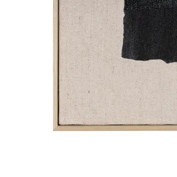 Echoes of Shadows I And Hand Painted Canvas Hand Painted Brown Floater Frame Wall Art