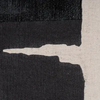 Echoes of Shadows II And Hand Painted Canvas Hand Painted Brown Floater Frame Wall Art