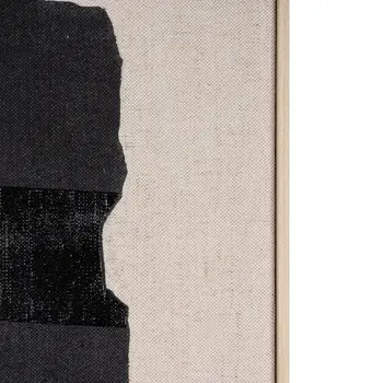 Echoes of Shadows II And Hand Painted Canvas Hand Painted Brown Floater Frame Wall Art