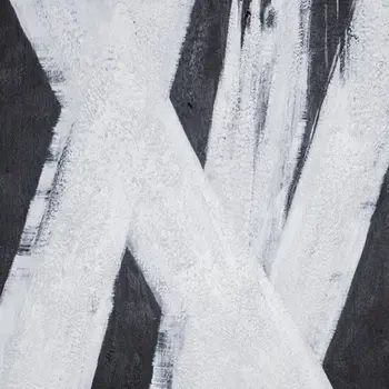Intersecting Dimensions And Hand Painted Canvas Hand Painted White Floater Frame Wall Art
