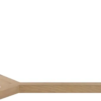 47" White and Natural Wood and Solid Wood Frame Console Table