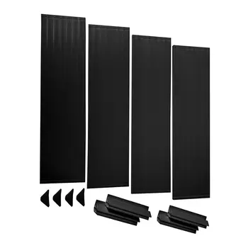 44" X 44" Black Heavy Duty Plastic Square Raised Garden Bed