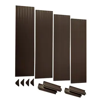 44" X 44" Brown Heavy Duty Plastic Square Raised Garden Bed
