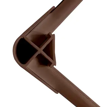44" X 44" Brown Heavy Duty Plastic Square Raised Garden Bed