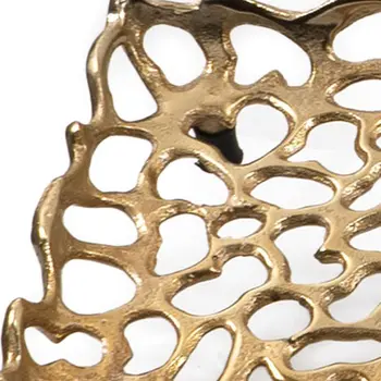 28" Gold Aluminum Handmade Platter