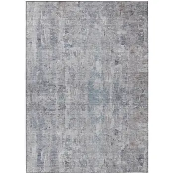10' X 14' Taupe And Gray Abstract Washable Indoor Outdoor Area Rug