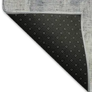 10' X 14' Taupe And Gray Abstract Washable Indoor Outdoor Area Rug