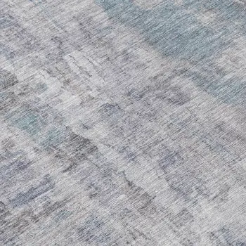 10' X 14' Taupe And Gray Abstract Washable Indoor Outdoor Area Rug