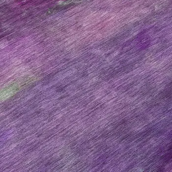 8' Purple And Plum Round Abstract Washable Indoor Outdoor Area Rug