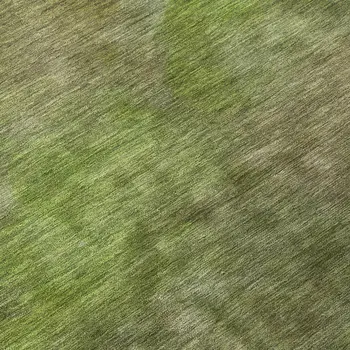 3' X 5' Olive Green And Gray Abstract Washable Indoor Outdoor Area Rug
