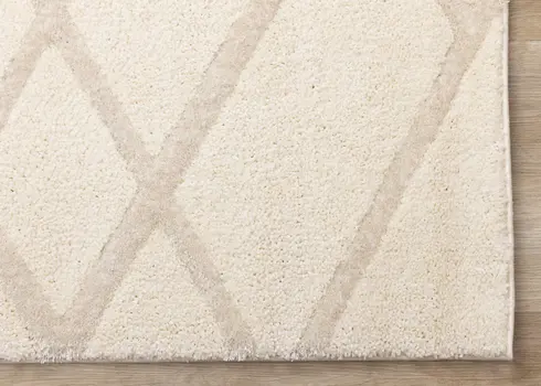 8' X 11' Cream Area Rug