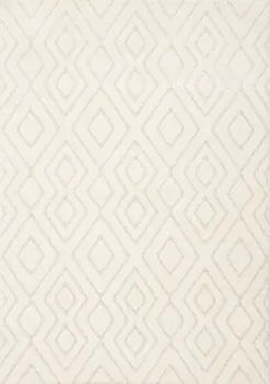 5' X 8' Cream Area Rug