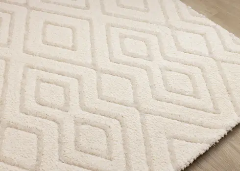 8' X 11' Cream Area Rug