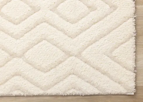 8' X 11' Cream Area Rug