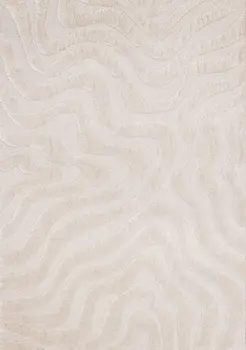 8' X 11' White Area Rug