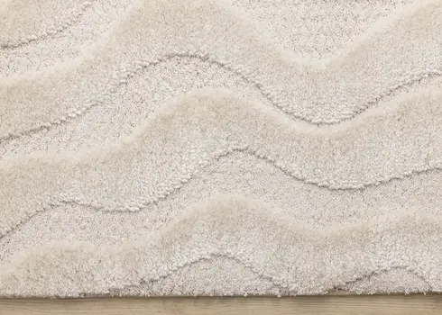 8' X 11' White Area Rug