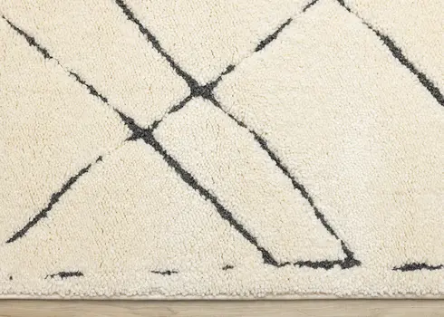 8' X 11' Cream Area Rug