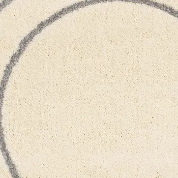 5' X 8' Cream Area Rug