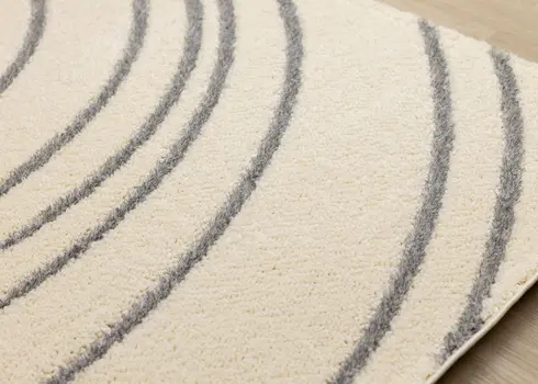 8' X 11' Cream Area Rug