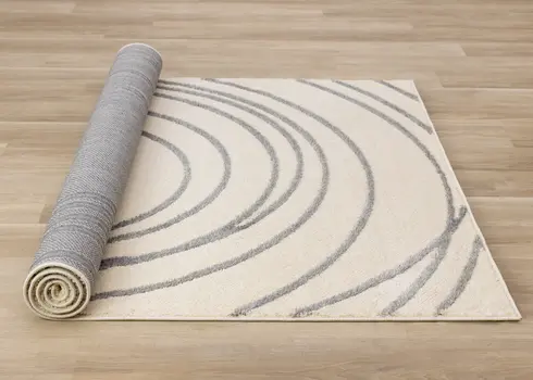 8' X 11' Cream Area Rug
