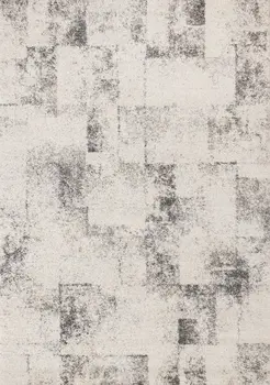 5' X 8' White Area Rug