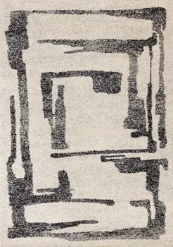 5' X 8' White Area Rug