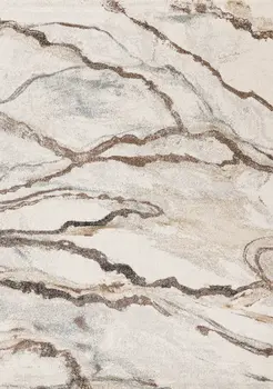 8' X 11' White Area Rug