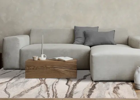 8' X 11' White Area Rug