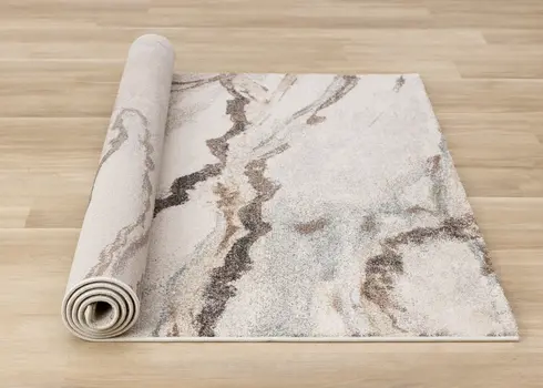 8' X 11' White Area Rug