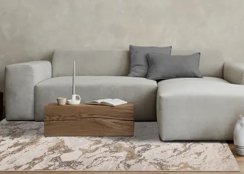 8' X 11' White Area Rug