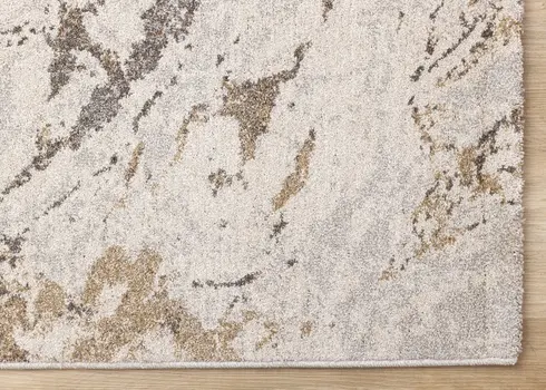 8' X 11' White Area Rug