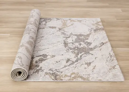 8' X 11' White Area Rug
