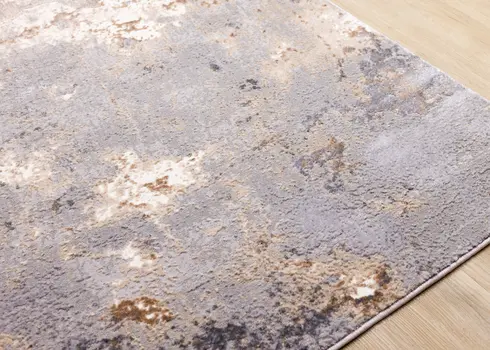 8' X 11' Taupe And Brown Area Rug