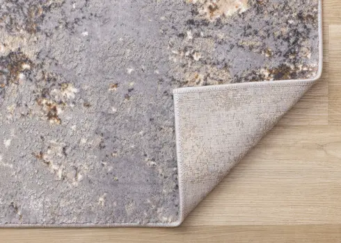 8' X 11' Taupe And Brown Area Rug