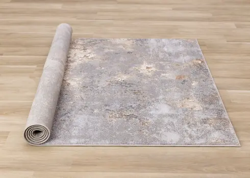 8' X 11' Taupe And Brown Area Rug