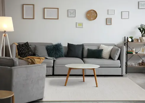 5' X 8' Cream Area Rug