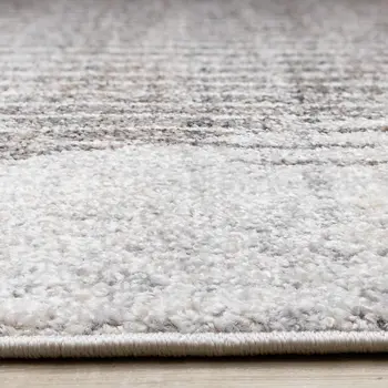8' X 11' White Area Rug