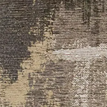 5' X 8' Brown And Black Area Rug