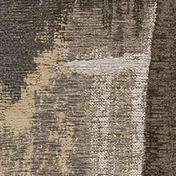 8' X 11' Brown And Black Area Rug