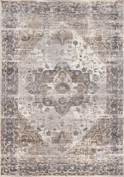 5' X 8' Brown Area Rug