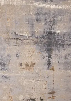 8' X 11' Taupe And Brown Area Rug