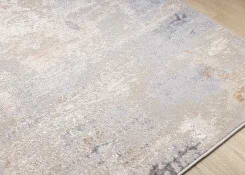 8' X 11' Taupe And Brown Area Rug
