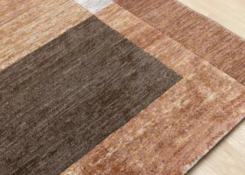 5' X 8' Orange Area Rug