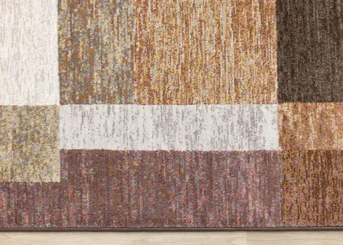 5' X 8' Orange Area Rug